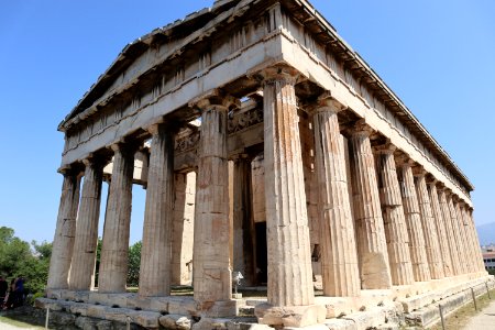 The Temple of Hephaistos in Ancient Agora on 13 April 2018