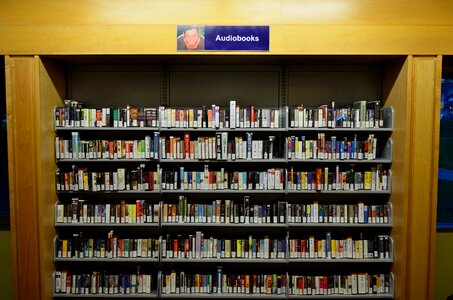 E reader public library bookstore photo