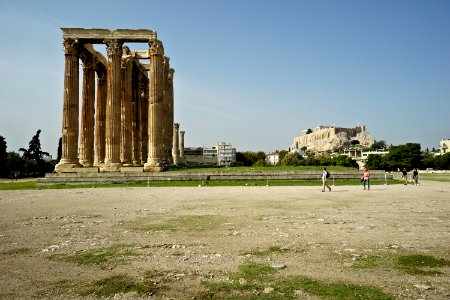 The Temple of Olympian Zeus (Athens) on 19 October 2018