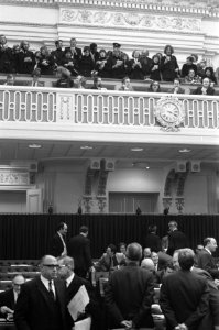 Tweede Kamer , overzicht met tribune, Bestanddeelnr 925-1444