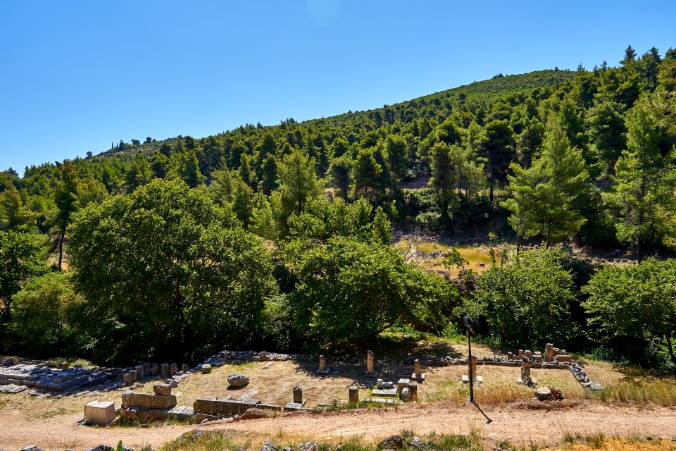 The Temple of Amphiaraos at Oropos on July 24, 2020