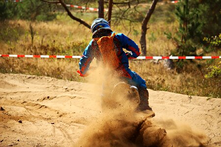 Motorcycle cross motocross ride