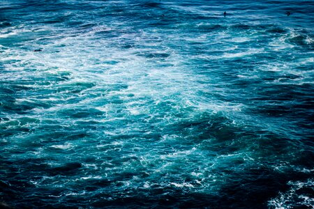 Water waves blue wave
