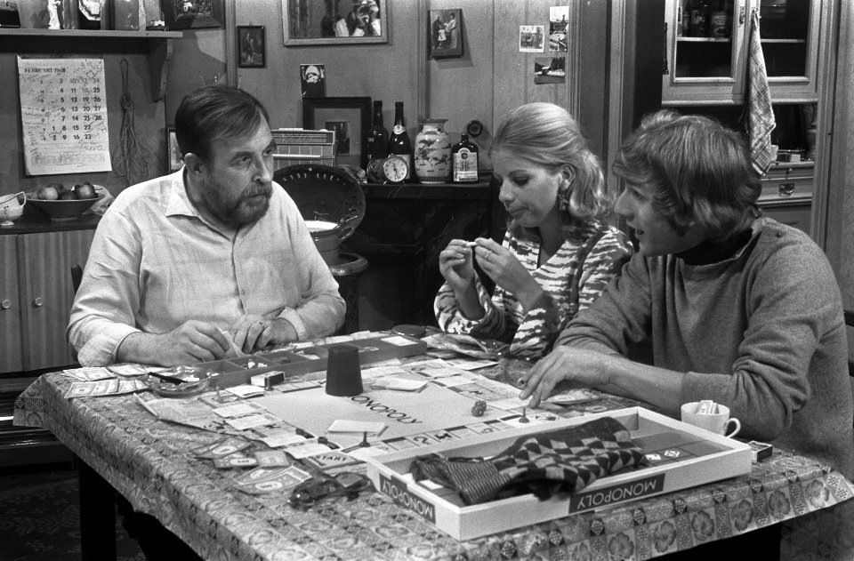 TV-serie Tot de dood ons scheidt van KRO v.l.n.r. Hans Tiemeyer (als de vader, Bestanddeelnr 922-7373