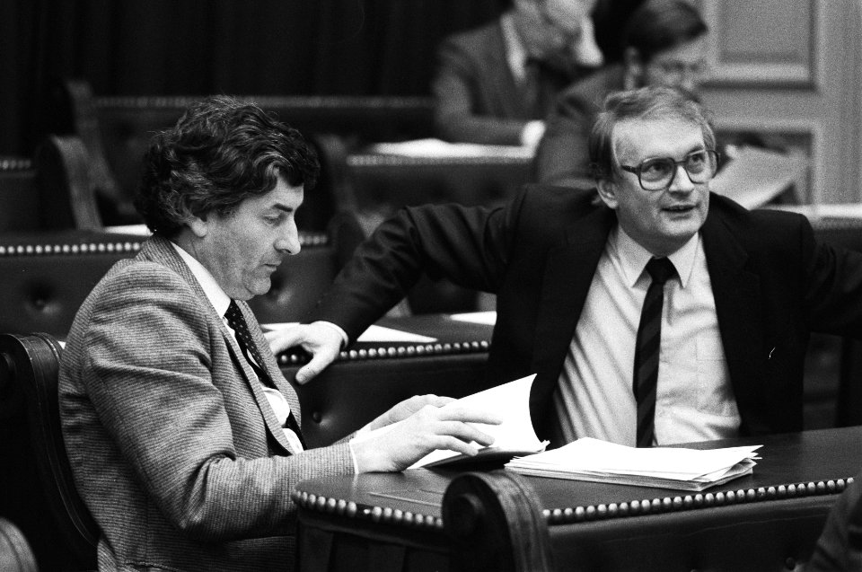Tweede Kamer . Debat over uitblijven voorjaarsnota 1982. CDA-fraktieleider Lubbe, Bestanddeelnr 932-0501