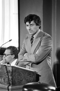 Tweede Kamer , economische zaken, Minister Lubbers aan het woord, links Staatsse, Bestanddeelnr 928-6207