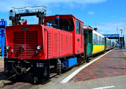 Island railway loco borkum photo