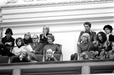 Tweede Kamer , kinderen op publieke tribune, Bestanddeelnr 926-7546