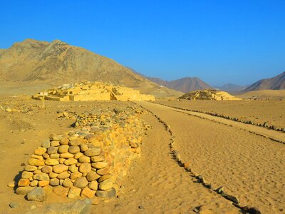 Old civilization caral peru