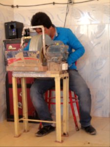 Turquoise store and workshop - Ma'dan - Nishapur 06
