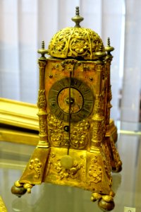 Turret clock by Johann Michael Brugel, Wurzburg, 1680-1690 - Mainfränkisches Museum - Würzburg, Germany - DSC05056