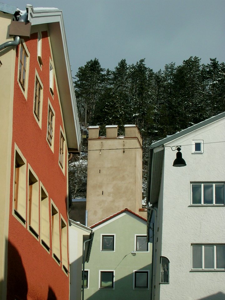 Turmgasse Eichstätt -Blick auf Stadtturm (3)