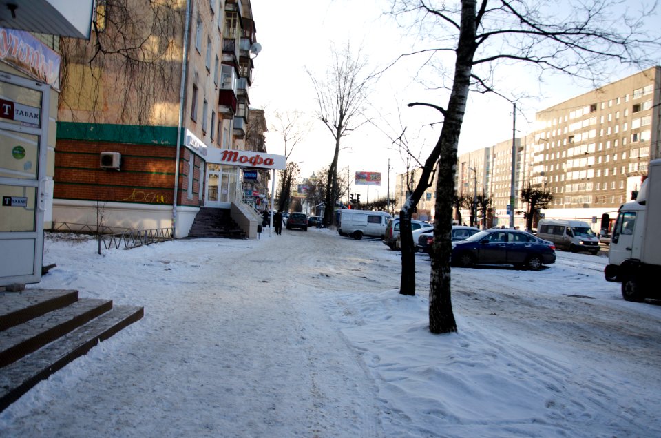 Tver russia december 2015 snow