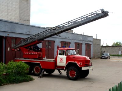 Turntable ladder (ZiL-13), SPASS, Koryazhma