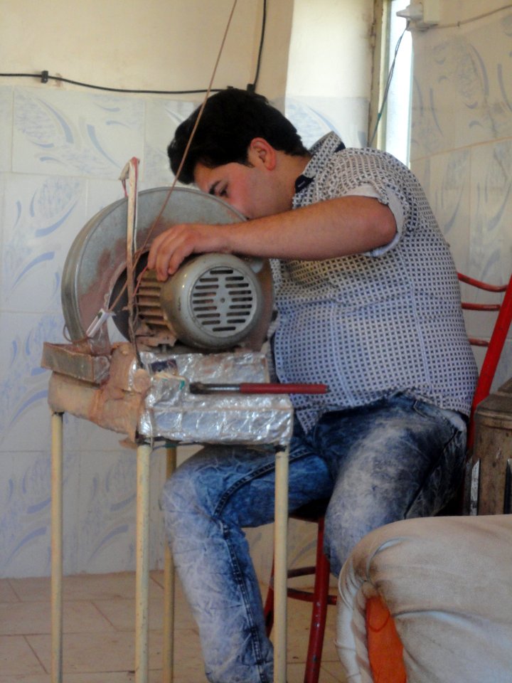 Turquoise store and workshop - Ma'dan - Nishapur 23