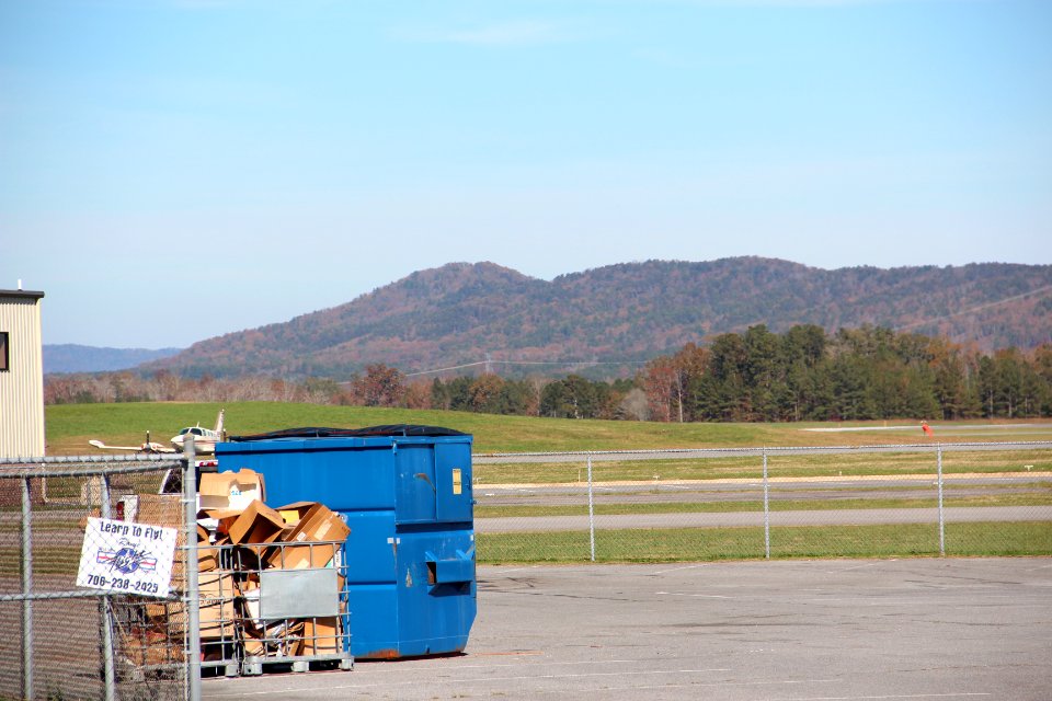 Turkey Mountain (Georgia) viewed from Richard B. Russell Airport, Nov 2017