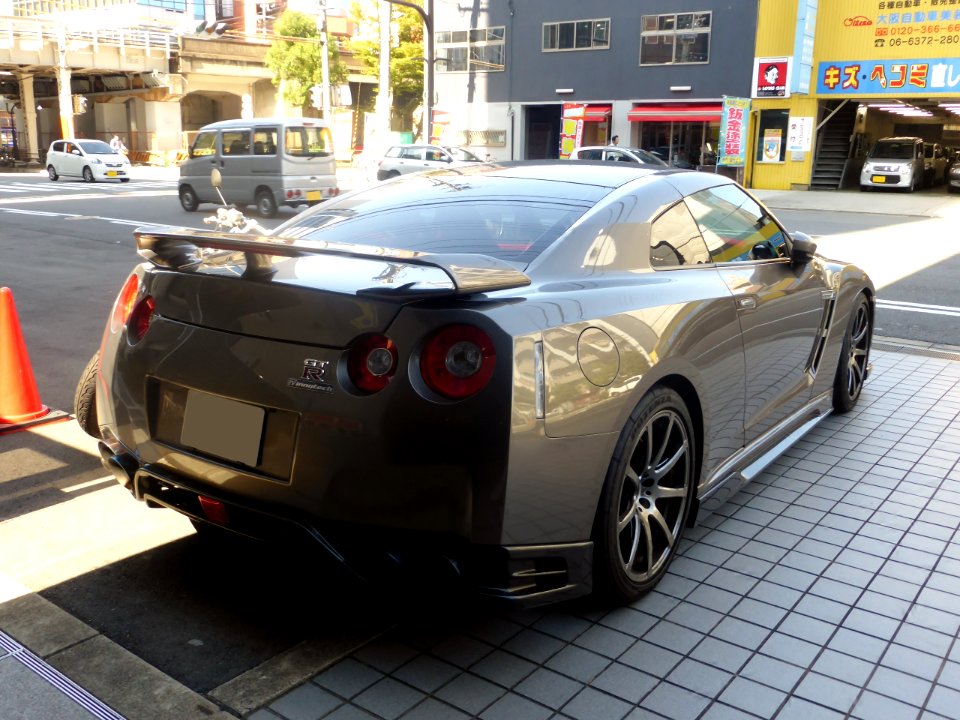 Tuned Nissan GT-R (CBA-R35) rear