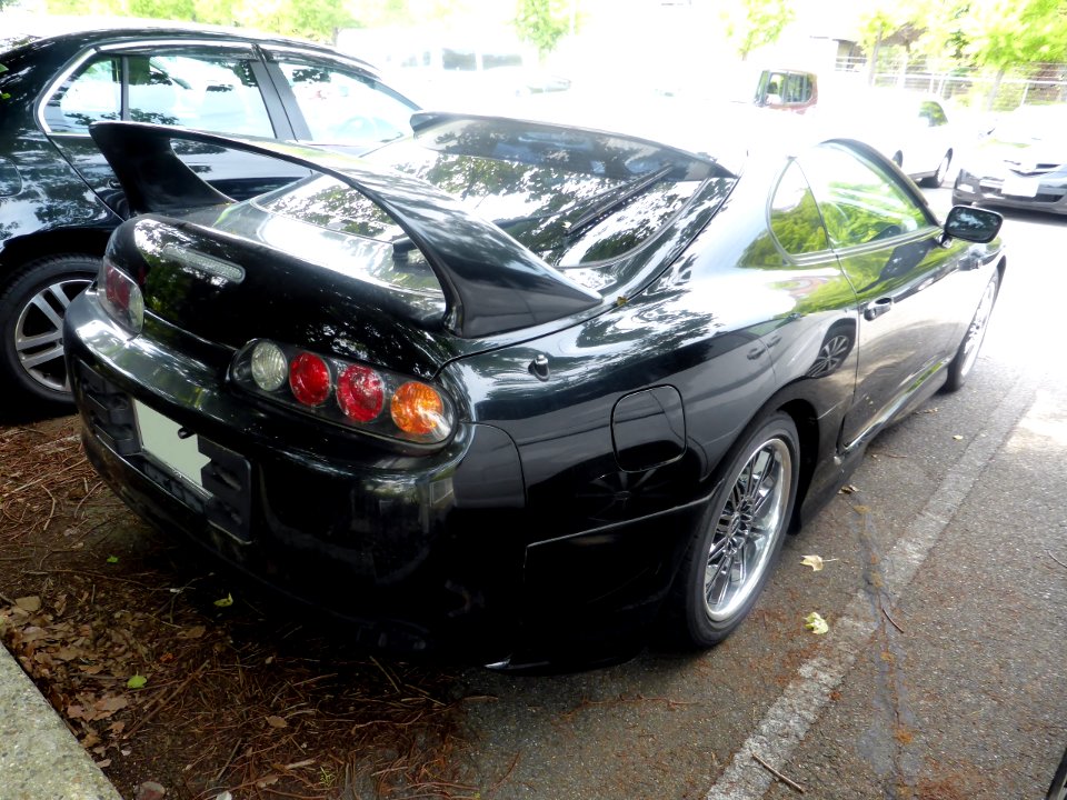 Tuned Toyota Supra (A80) rear