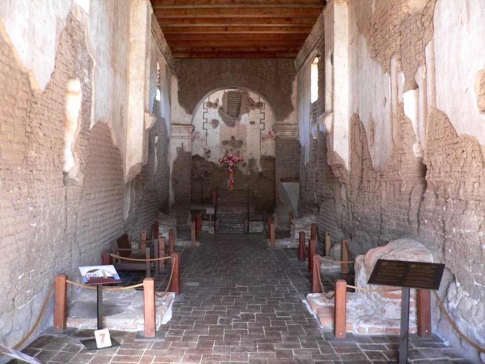 Tumacacori NHP church interior 1