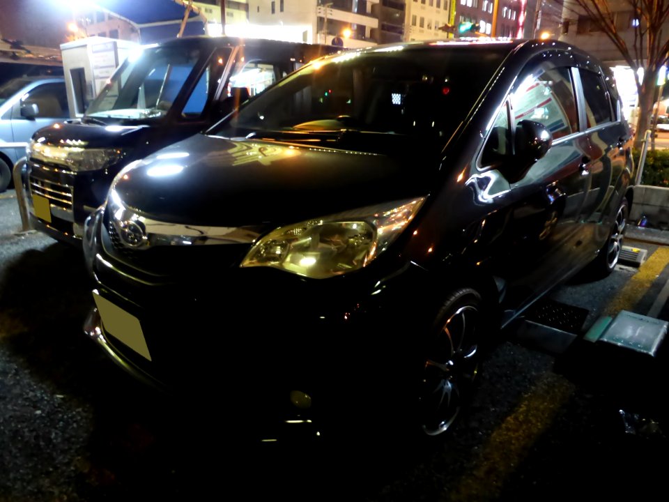 Tuned Subaru TREZIA 1.3i-L (CP120X) at night front