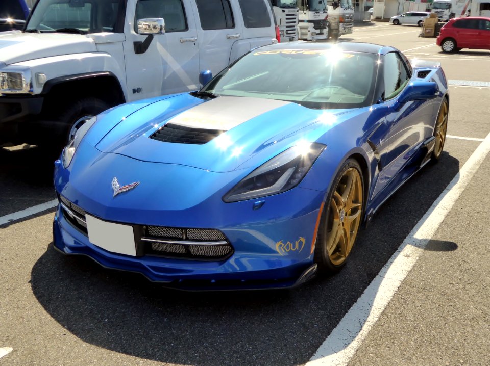 Tuned Chevrolet CORVETTE (C7) front