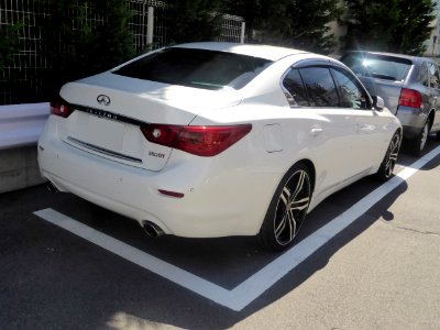 Tuned Nissan SKYLINE 350GT HYBRID (V37) rear