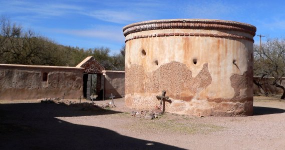 Tumacacori NHP cemetery - mortuary chapel