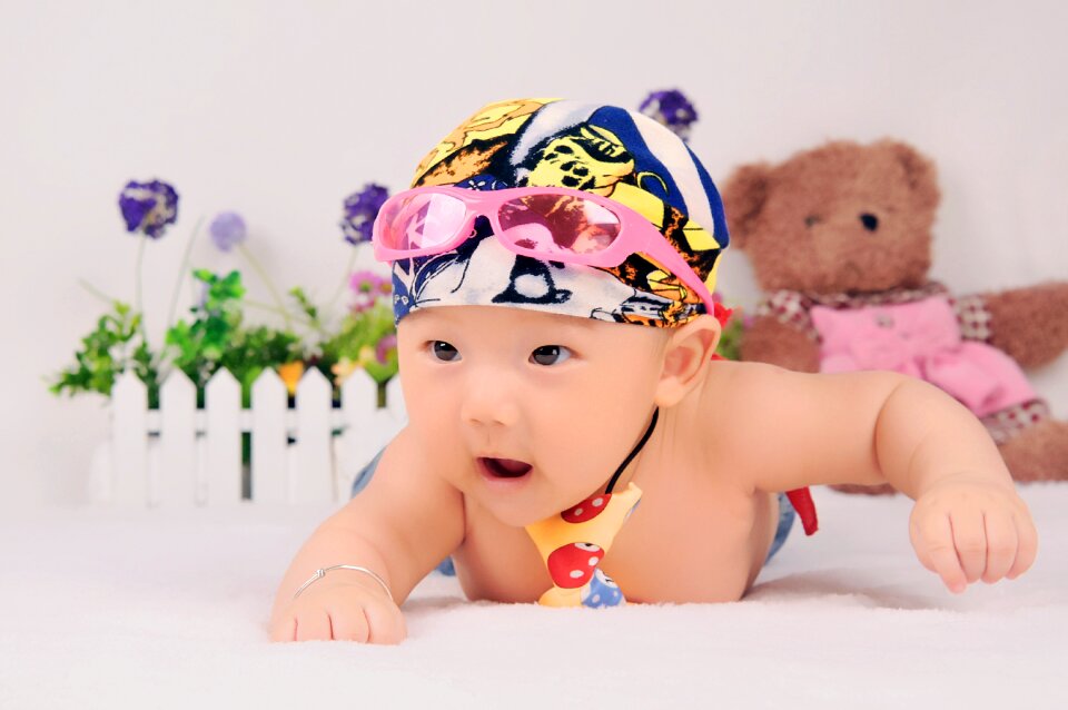 Baby mother-to-child kids