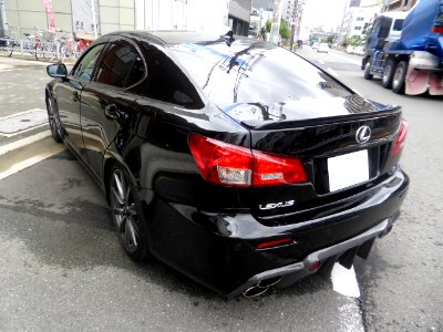 Tuned Lexus IS F (DBA-USE20) rear