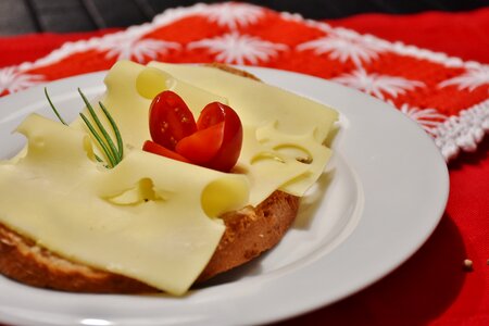 Cheese semi-hard cheese emmental photo