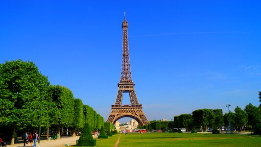 Eiffel tower french europe photo
