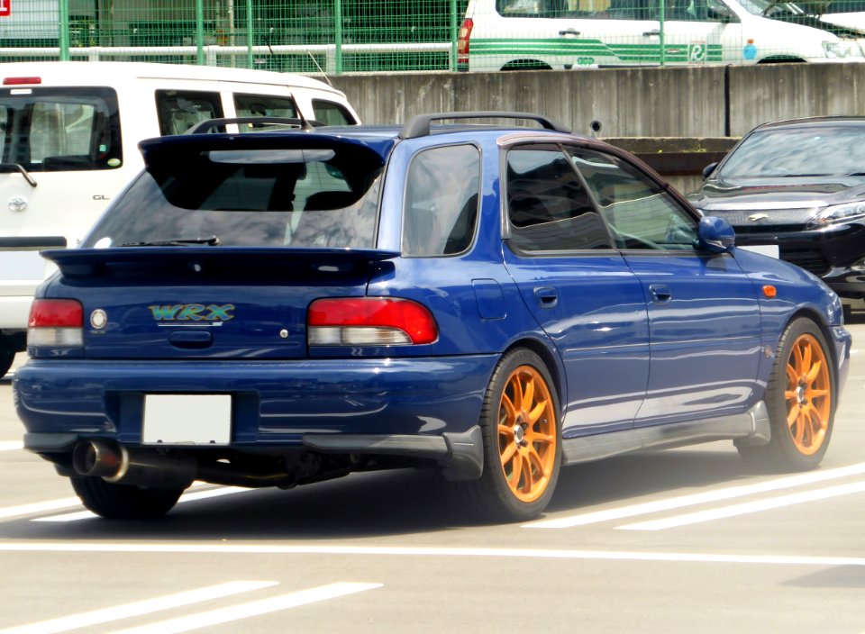 Tuned Subaru IMPREZA SPORTSWAGON WRX STi (GF8) rear
