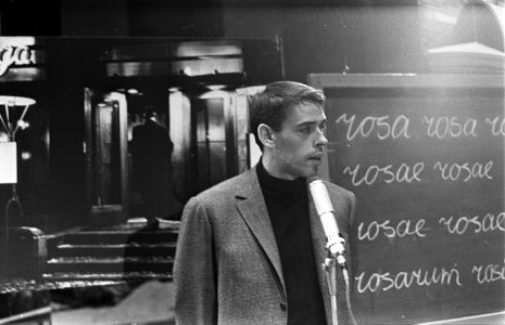 TV-uitzending Domino Jacques Brel tijdens de opname in Amsterdam, Marcanti, Bestanddeelnr 914-8401