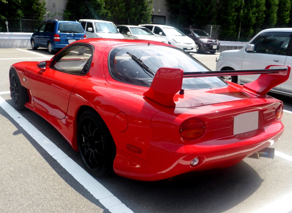 Tuned Mazda RX-7 (FD) rear
