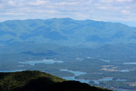 Tusquitee Mountains seen from Brasstown Bald, Sept 2015