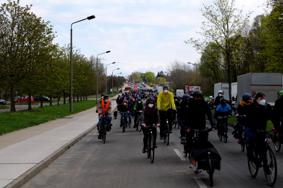 TVO stoppen bicycle demonstration Wuhletal 2021-04-25 20