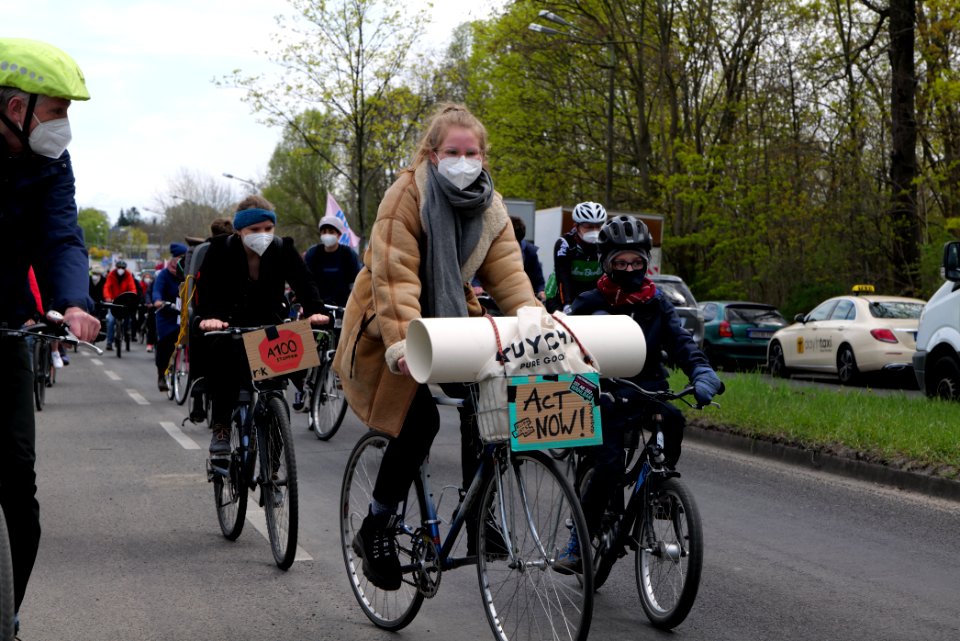 TVO stoppen bicycle demonstration Wuhletal 2021-04-25 22