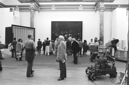 TV-programma om geld in te zamelen voor schilderij van Rembrandt van Haesje van , Bestanddeelnr 933-2962