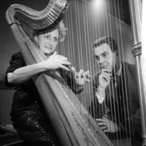 TV Muziekexpress Rosa Spier (Harp) en Willem O Duys, Bestanddeelnr 913-1526