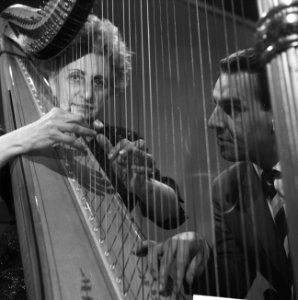 TV Muziekexpress Rosa Spier (Harp) en Willem O Duys, Bestanddeelnr 913-1528