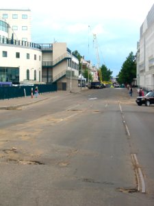 Tver Trehksvyatskaya ulitsa tram tracks 20050626 017