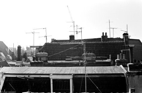 TV-antennes op daken, Bestanddeelnr 919-0754
