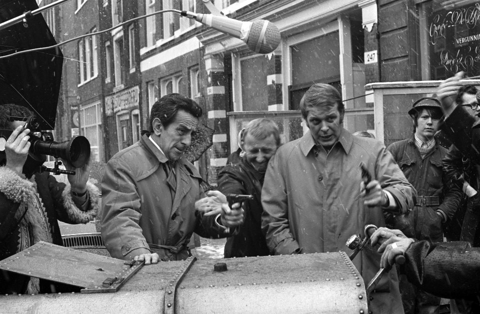 TV-opnamen in Jordaan voor de detective-serie Judasgeld van Marten Treffer de , Bestanddeelnr 922-1942