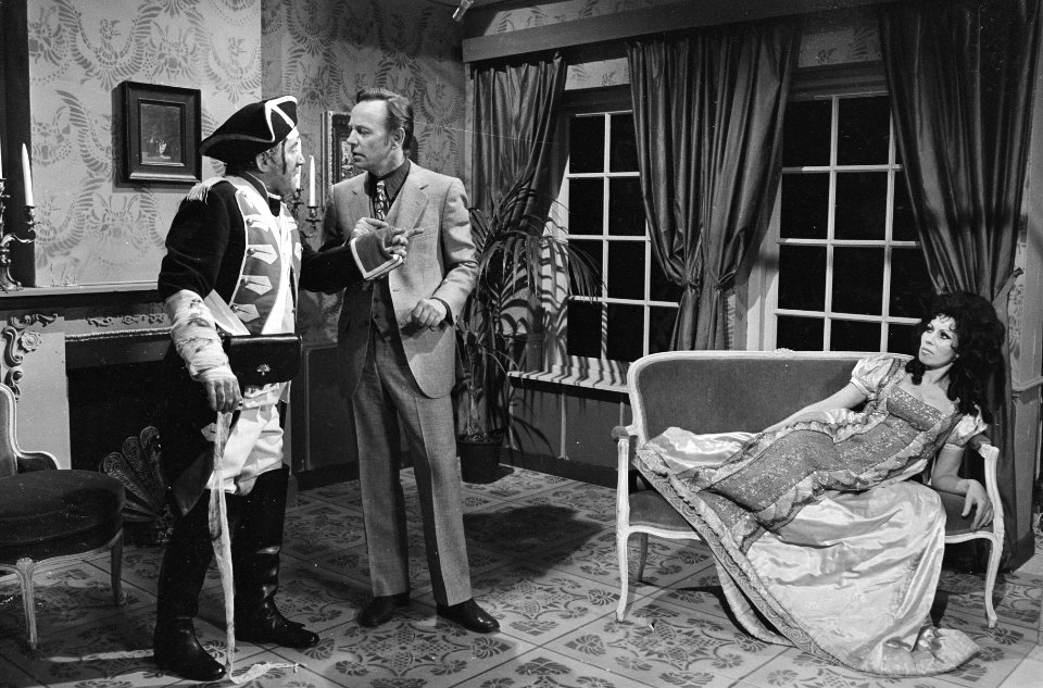 TV-opnamen Johnny en Rijk voor KRO Johnny en Rijk in scene, Bestanddeelnr 924-1763