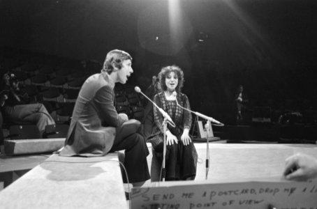 TV-opnamen Frans Halsemashow met Esther Ofarim Halsema en Ofarim, Bestanddeelnr 924-1760