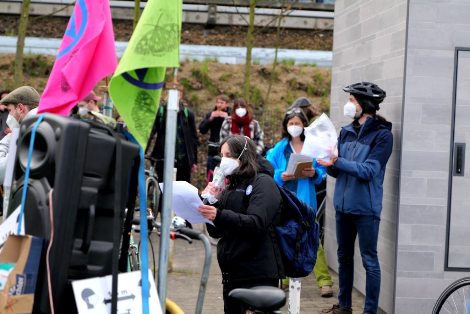 TVO stoppen bicycle demonstration Wuhletal 2021-04-25 06