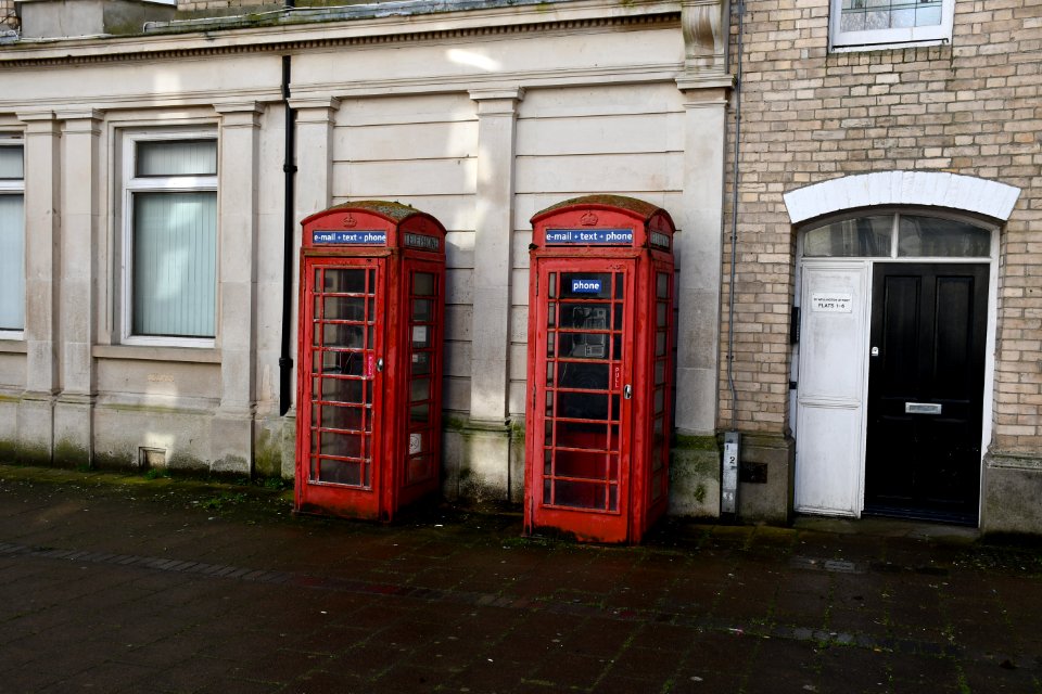 Two K6 Telephone Kiosks Opposite Nos. 1 And 1A Regent Street