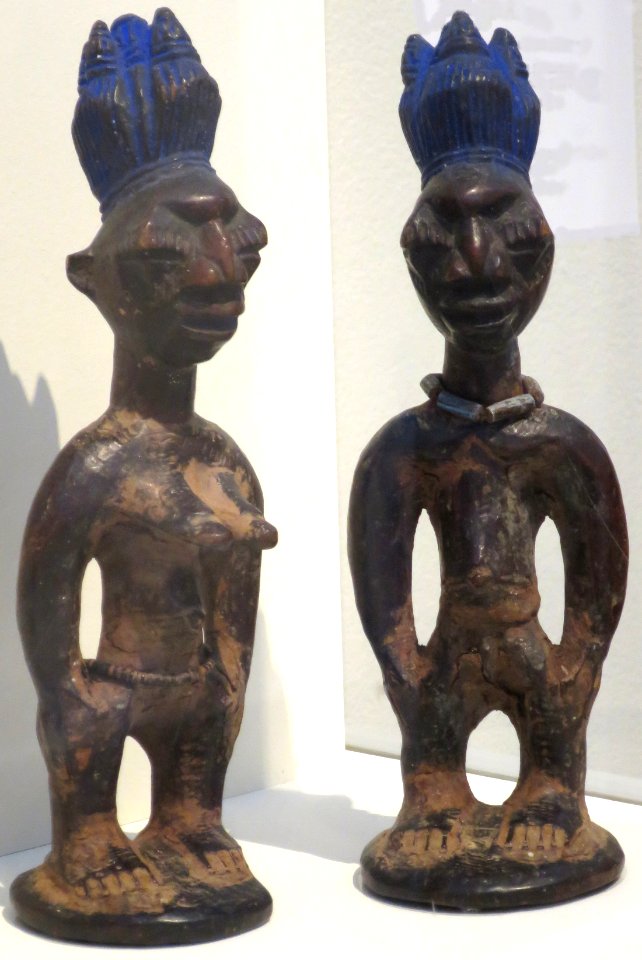 Twin figures (ere ibeji), Yoruba people, Honolulu Museum of Art, 5367.1