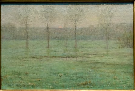 Twilight, Early Spring, by Dwight William Tryon, 1893, oil on canvas - Freer Gallery of Art - DSC04859