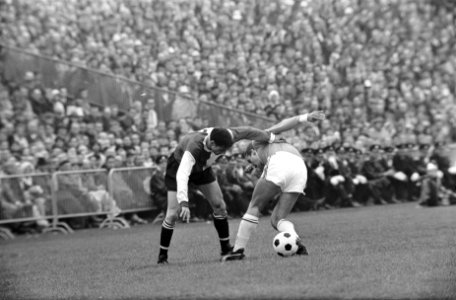 Twente tegen Feijenoord 0-1. Feijenoord kampioen van Nederland in Eredivisie, Sp, Bestanddeelnr 922-4607